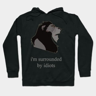 surrounded by idiots scar Hoodie